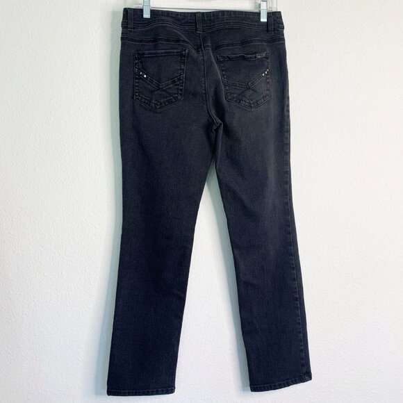 Chico’s So Slimming Faded Black Denim Jeans - Picture 2 of 9
